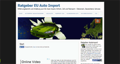 Desktop Screenshot of eu-auto-import.com