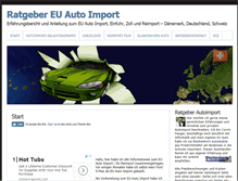 Tablet Screenshot of eu-auto-import.com